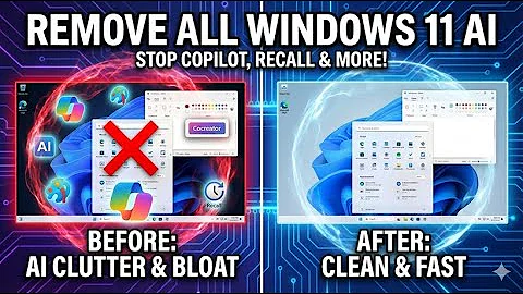 How To Removal ALL AI From Windows 11 With RemoveWindowsAI