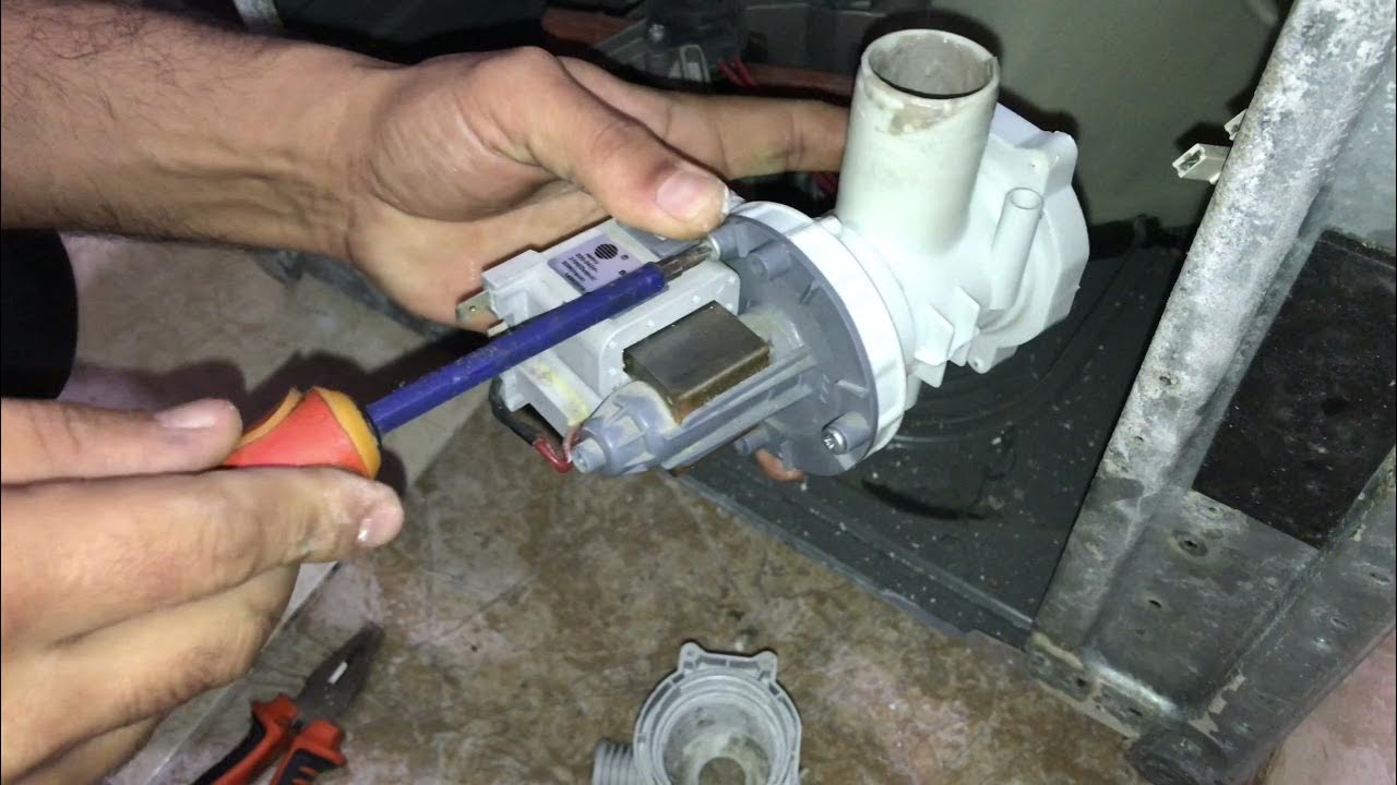 كيفية تبديل واتر بمب غسالة How to replace a water pump washing machine