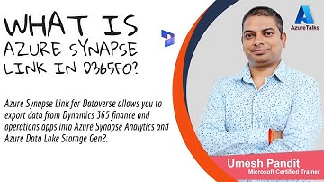 What is azure synapse link in D365fo?