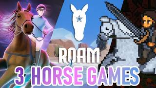 Fun horse games!? TOP STEED, A Noble Steed, Roam | Three Horsey Games - Rattle