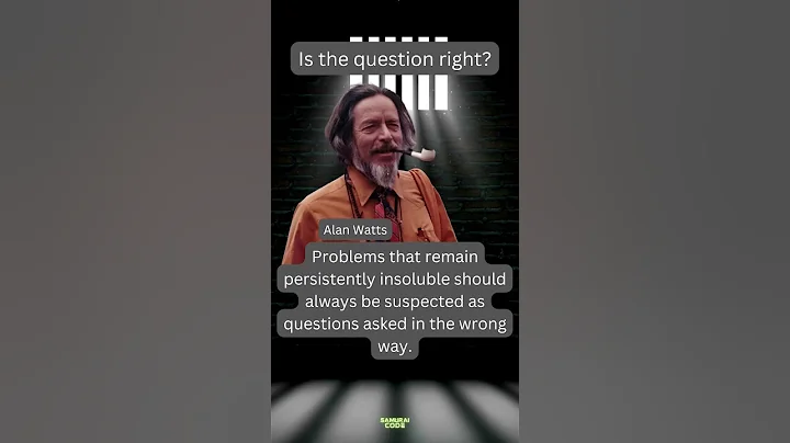 Alan Watts - Is this question right?