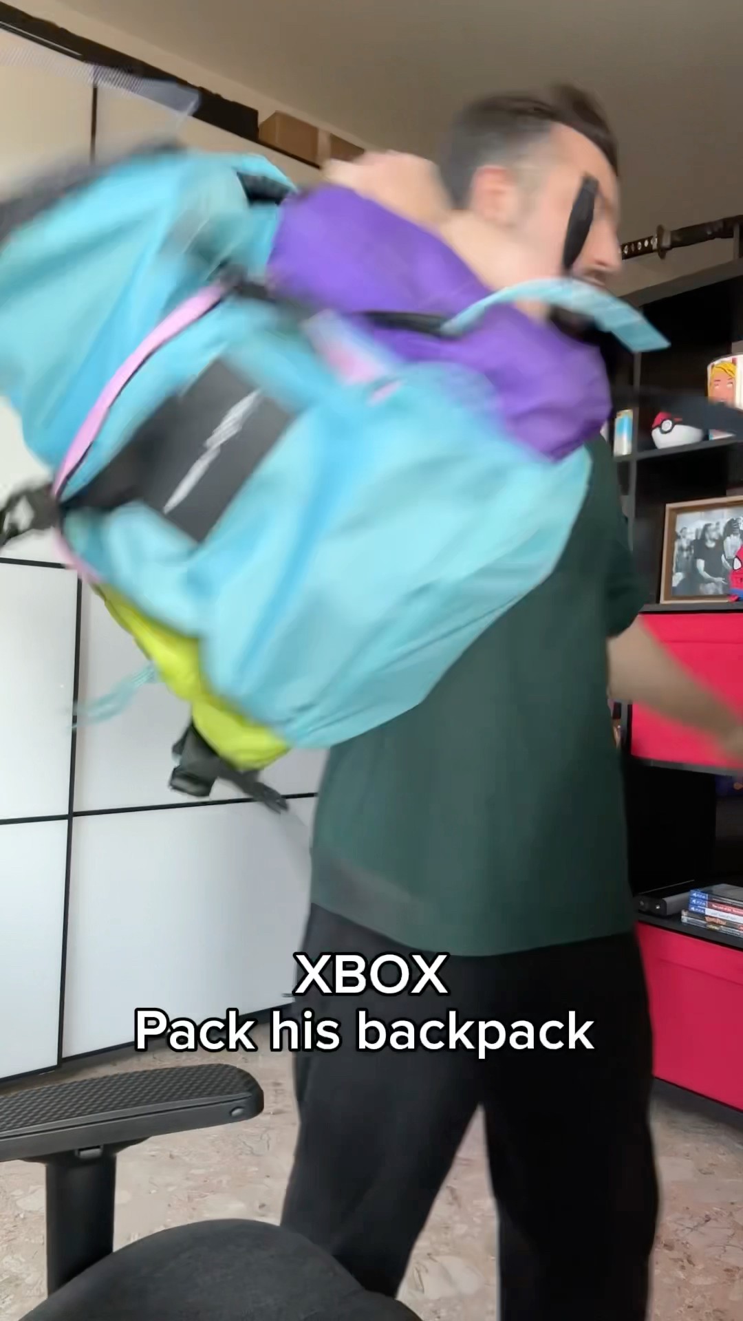 #shorts PlayStation vs Xbox - back the backpack #funny #comedy #backpacking #playstation #xbox