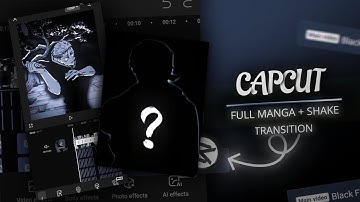 Full CapCut Manga Shake + Smooth Transition Tutorial | CapCut Tutorial