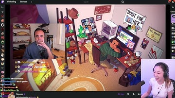 Squeex checks on what fanfan is doing | Fanfan