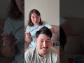 難しいなぁ🤣#国際カップル #国際結婚 #髪型 #73