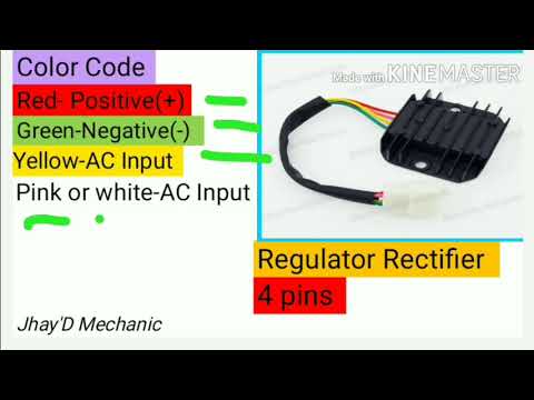 5 Pin Regulator Rectifier Wiring Diagram : 4 Pin Voltage Regulator