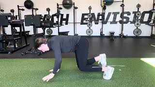 Bear crawl cross march