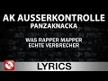 AK AUSSERKONTROLLE - PANZAKNACKA AGGROTV LYRICS KARAOKE (OFFICIAL VERSION)