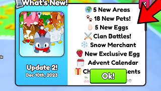 The NEW Christmas UPDATE is INSANE in Pet Simulator 99!