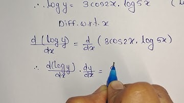 5x^(3cos2x) Find derivative | NCERT | CalculusCheck | Class12