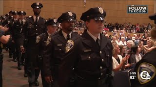 Class with highest number of female cadets graduates in Akron