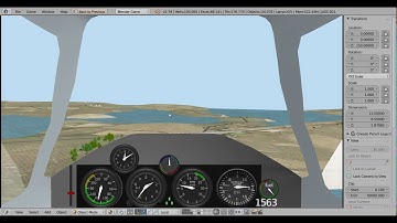 Blender Game. UPBGE. Landing and takeoff