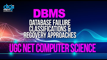 DBMS Lec 21 Mod 02 Database Failure Classifications &  Recovery Approaches