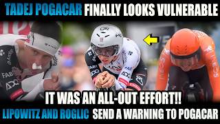 WHAT AN OPENING STAGE! POGACAR FINALLY LOOKS HUMAN AND ROGLIC AND LIPOWITZ SEND A WARNING TO POGACAR