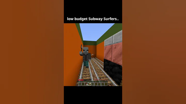 Subway Surfers In Minecraft #shorts