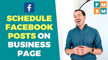 Schedule Facebook Posts On Business Page