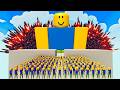100x NOOB ROBLOX + 1x GIANT vs 1x EVERY GOD Totally Accurate Battle Simulator TABS