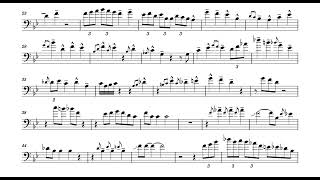Misterioso  J.J. Johnson trombone solo transcription