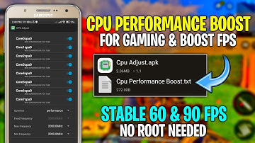 How To Boost Cpu Performance For Gaming | Fix Fps Shutters & Lag ! No Root