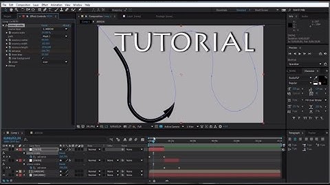 TUTORIAL: Omino Snake AE Plugin - bending layers along a path - after effects