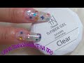 UNHA TRANSPARENTE NA TIPS (GEL T3 FIBER GEL FAN NAILS)