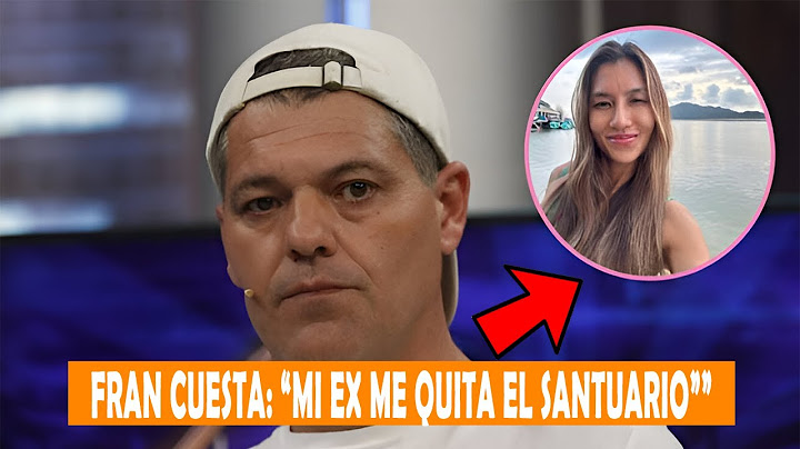 FRANK CUESTA: “MI EX ME QUITA EL SANTUARIO”