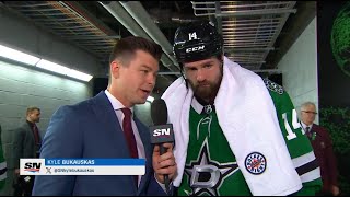 Jamie Benn joins sports netkyle after the Dallas Stars Game 2 victory / 25.05.2024