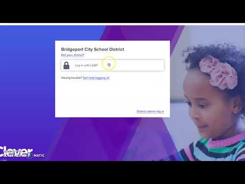 How to log in to clever for distance learning.