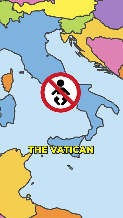The Only Country Where You CANNOT BE BORN! #geography #maps #vatican