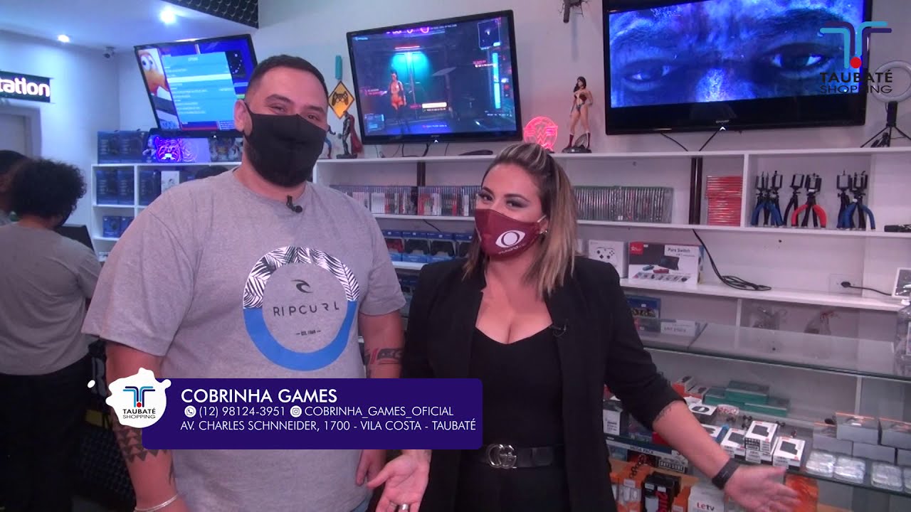 Cobrinha Games - Taubaté Shopping - Vale Shop (Programa 622) 