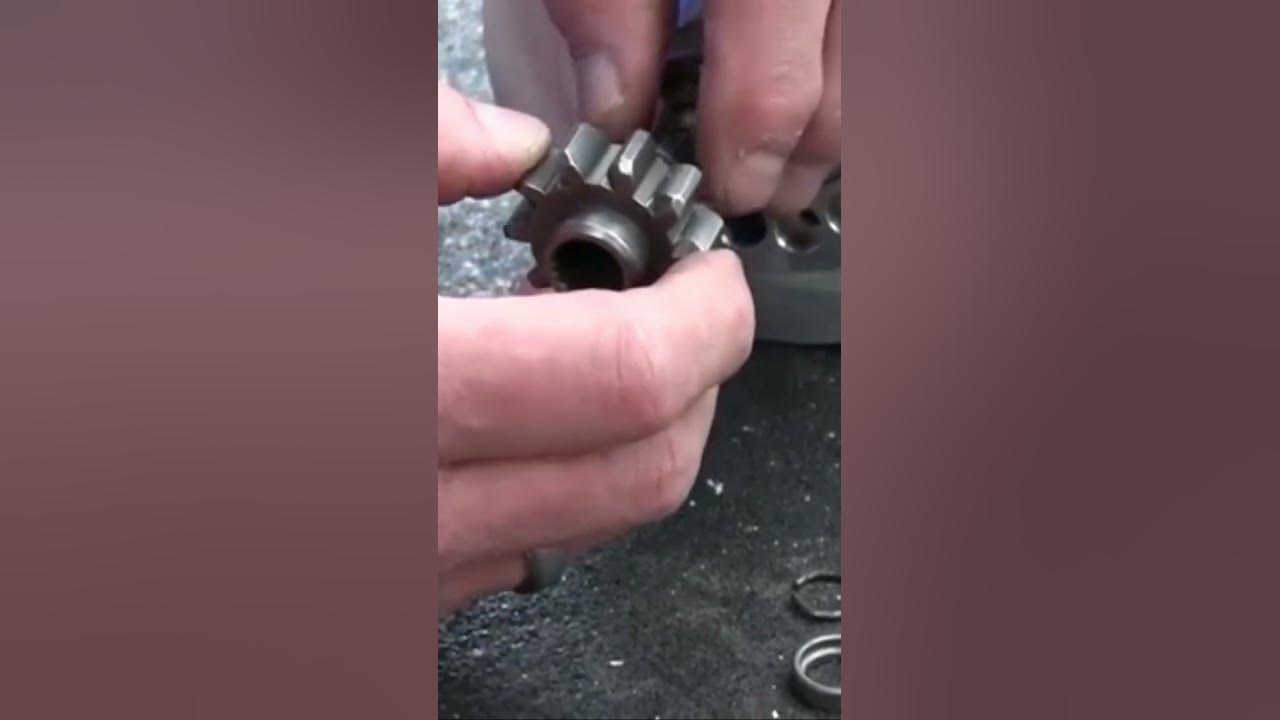 Changing a gear on Denso Starter shorts YouTube
