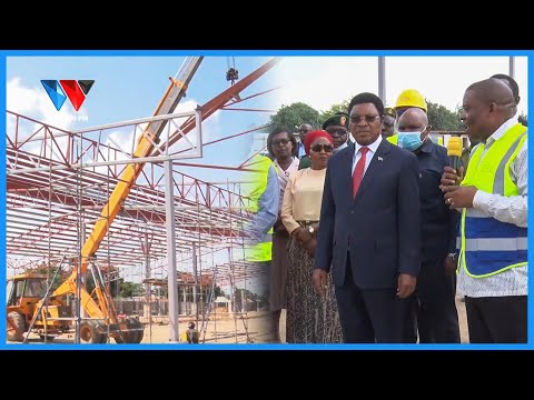 WAZIRI MKUU AKAGUA UJENZI SOKO LA MACHINGA DODOMA LAMKOSHA KINOMA 