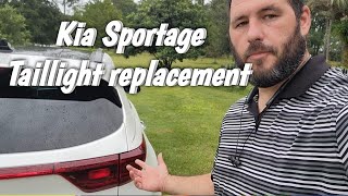 Kia sportage tailight replacement made easy