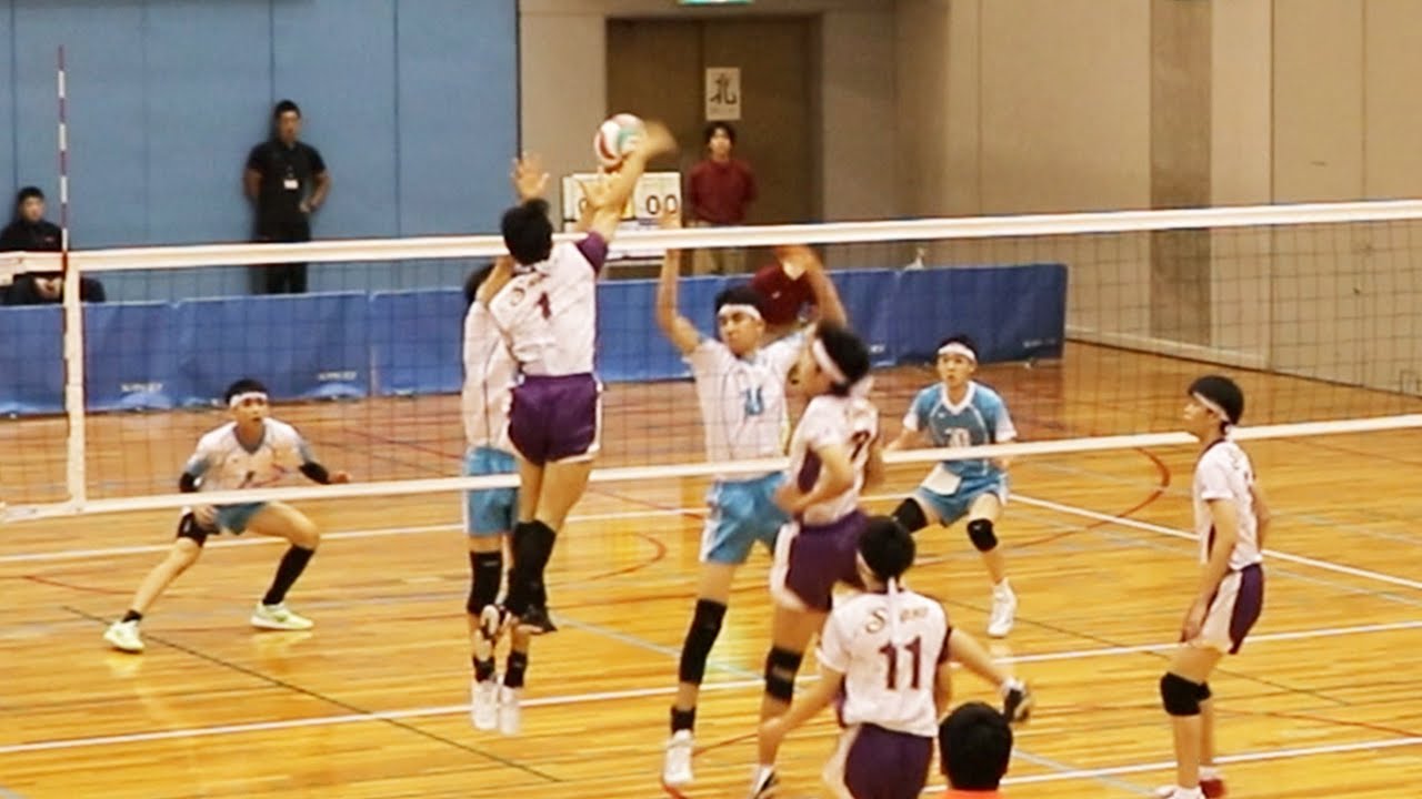 大阪ベスト４リーグ  昇陽vs清風  第1セット　総体大阪予選2023　＜男子バレーボール＞