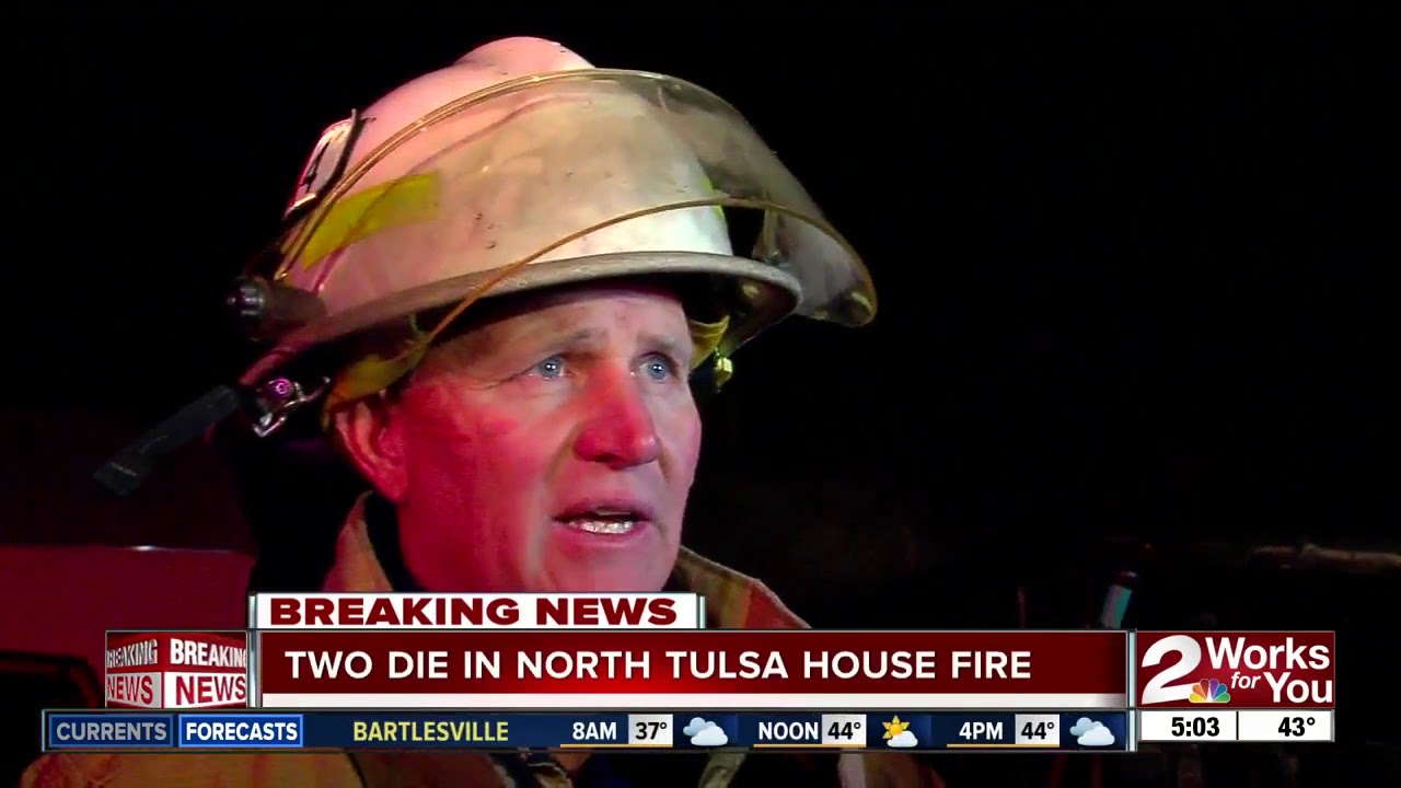 Two die in house fire in north Tulsa - YouTube