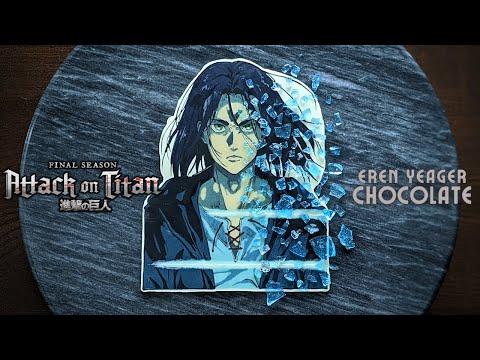 Attack On Titan Homemade Chocolate 進撃の巨人 The Final Season エレン イェーガーのキャラチョコ Youtube