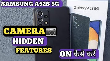 Samsung A52s Camera Features | Camera HiddenFeatures | @akstech4u