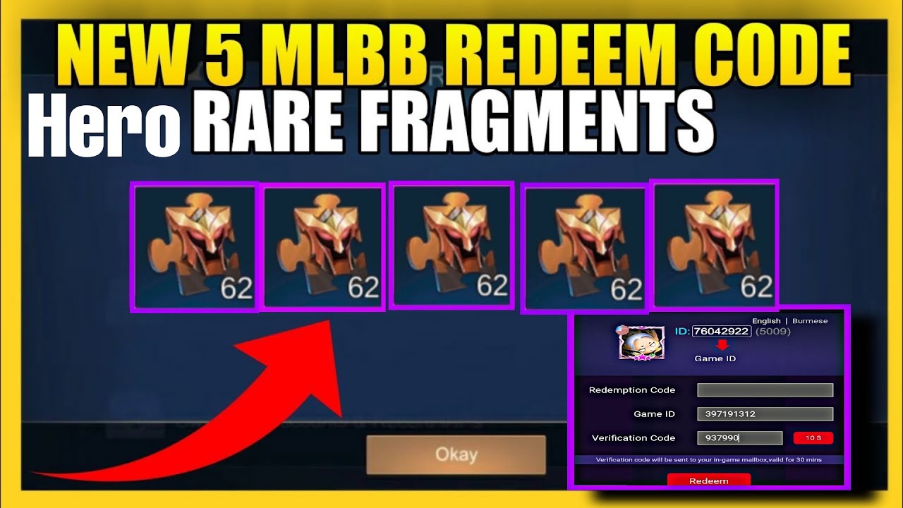 UPDATE  NEW 5 "REDEEM CODES" IN MOBILE LEGENDS BANG BANG AUGUST 29 2021