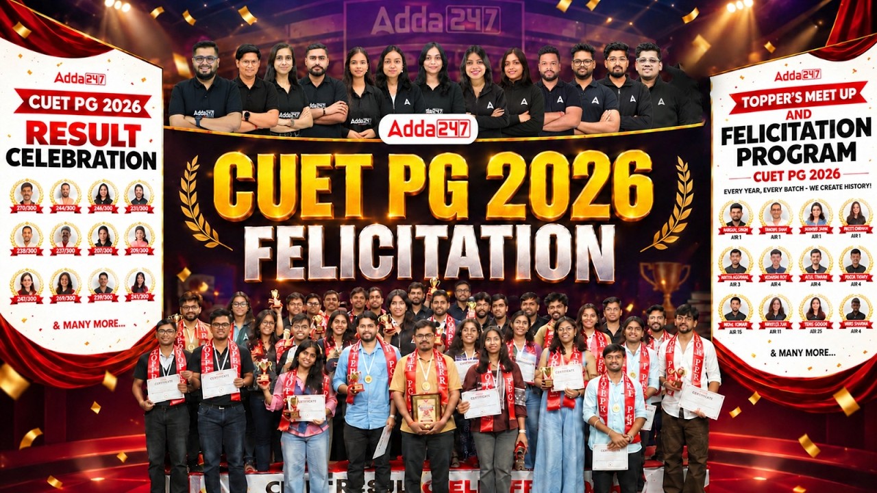 CUET PG 2026 Felicitation Program | Adda247 CUET PG Selection Utsav