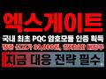 [엑스게이트 주가 전망] 2025년 역대 최대 실적, 거래량 폭증 변동성 장세 "여기" 주주님들 필수시청! #엑스게이트