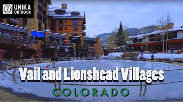 Vail Colorado Virtual Tour - A cinematic walk through the famous Vail village and Lionshead village