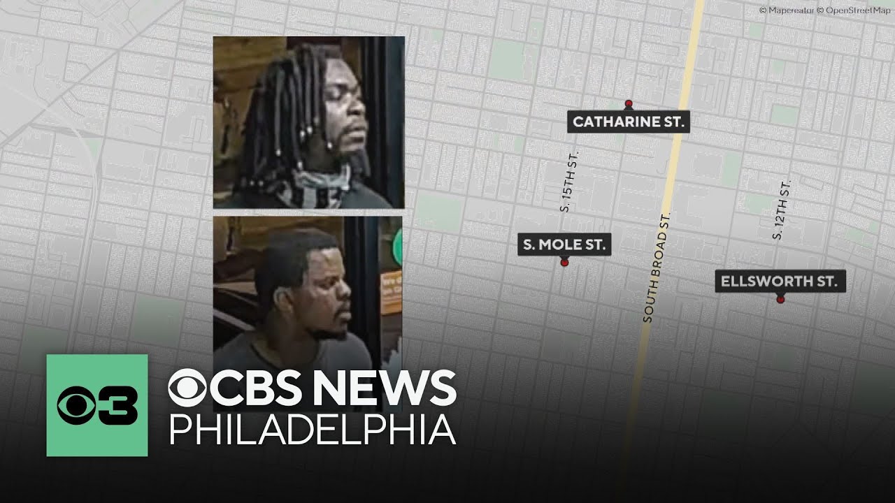 Philadelphia police searching for 2 armed robbery suspects - YouTube