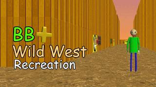 Beating Wild West (Thomas Map) in Baldi's Basics Plus