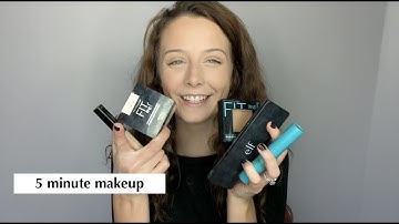 busy mommy makeup + 5 minute makeup