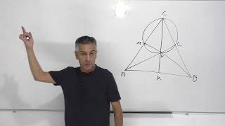 581 Bagrut Solution Summer 2013 Moed A Question 4 - Geometry with a Circle