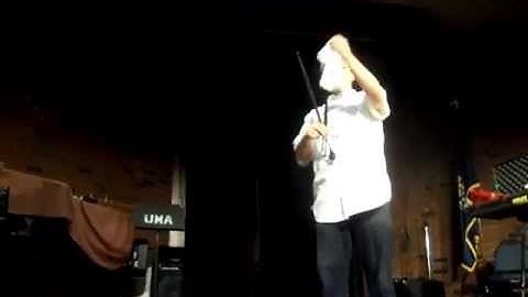 A Worlds First Sword Swallowing Stunt, Most Swords Swallowed And Cartwheel