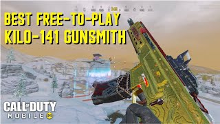 BEST FREE-TO-PLAY KILO-141 GUNSMITH FOR BATTLEROYALE IN SEASON 4 | Call Of Duty Mobile