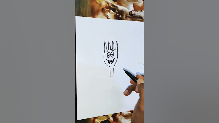 Discover the FUNNIEST Cartoon Fork Drawing Hack for Kids! #kidsvideo #drawing #shorts