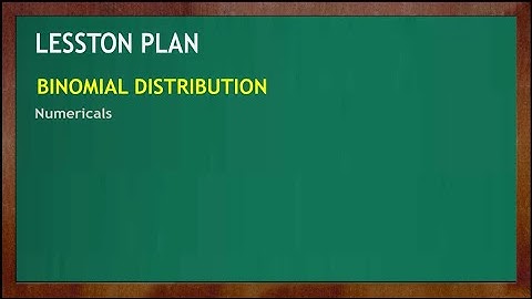 Maths 56 Random Variable Binomial Distribution - 2 Numericals  | GATE  | Sonal sir #sonalsirgate