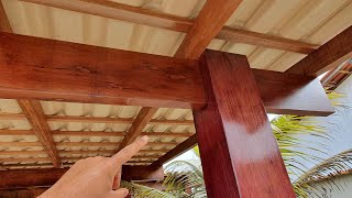 A Brilhante Ideia Com Madeira e Cimento Ficou Perfeito/Perfect Wood and Cement